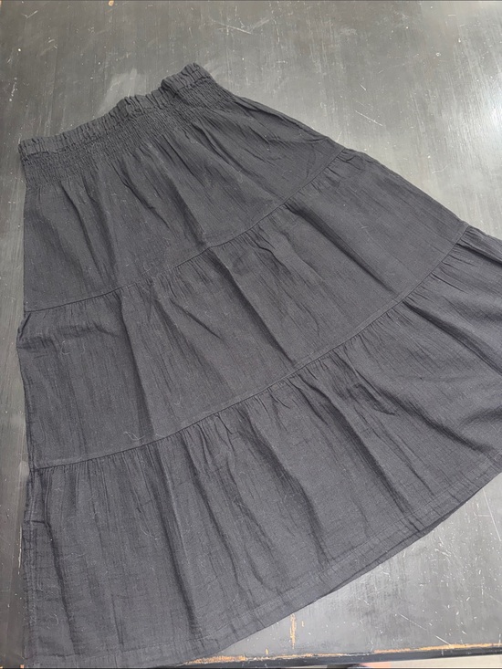 GAP Dresses & Skirts - GAP black tiered gauze maxi skirt. size large. NEW WITH TAGS.